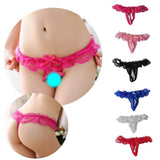 Maxbell Women's Sexy Thong G-string Lace Underwear Open Crotch Lingerie White - Aladdin Shoppers