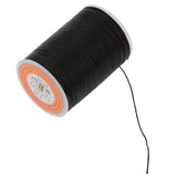 Maxbell 2pcs 113M 0.55mm Leather Sewing Round Waxed Thread Wax Cord Hand Stitching