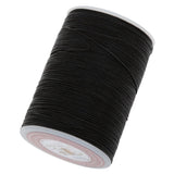 Maxbell Leather Craft Handwork Sewing Round Waxed String Thread 0.6mm Black - Aladdin Shoppers