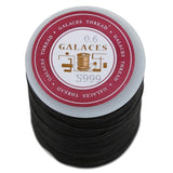 Maxbell Leather Craft Handwork Sewing Round Waxed String Thread 0.6mm Black - Aladdin Shoppers