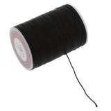 Maxbell Leather Craft Handwork Sewing Round Waxed String Thread 0.6mm Black - Aladdin Shoppers