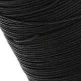 Maxbell Leather Craft Handwork Sewing Round Waxed String Thread 0.6mm Black - Aladdin Shoppers