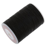 Maxbell Leather Craft Handwork Sewing Round Waxed String Thread 0.6mm Black - Aladdin Shoppers