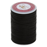 Maxbell Leather Craft Handwork Sewing Round Waxed String Thread 0.6mm Black - Aladdin Shoppers