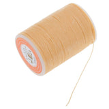 Maxbell 2pcs 113M 0.55mm Leather Sewing Round Waxed Thread Wax Cord Hand Stitching
