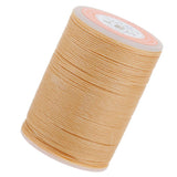 Maxbell 2pcs 113M 0.55mm Leather Sewing Round Waxed Thread Wax Cord Hand Stitching