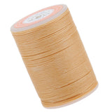 Maxbell 2pcs 113M 0.55mm Leather Sewing Round Waxed Thread Wax Cord Hand Stitching