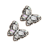 Maxbell Pair Sewing On Butterfly Rhinestone Applique For DIY Wedding Dress Shoe Clip - Aladdin Shoppers