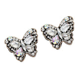 Maxbell Pair Sewing On Butterfly Rhinestone Applique For DIY Wedding Dress Shoe Clip - Aladdin Shoppers