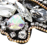 Maxbell Pair Sewing On Butterfly Rhinestone Applique For DIY Wedding Dress Shoe Clip - Aladdin Shoppers