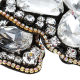 Maxbell Pair Sewing On Butterfly Rhinestone Applique For DIY Wedding Dress Shoe Clip - Aladdin Shoppers
