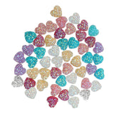 Maxbell 50PCS Mixed Resin Rhinestone Heart Flatback Embellishments for Scrapbooking - Aladdin Shoppers