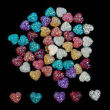 Maxbell 50PCS Mixed Resin Rhinestone Heart Flatback Embellishments for Scrapbooking - Aladdin Shoppers