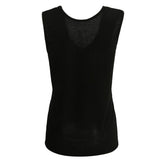 Maxbell Maxbell Women Sexy Sleeveless Backless Tops T-shirt Tee Black L