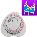 Maxbell Maxbell Body Mass Index Tape Calculator & Retractable Measure Diet Weight Loss Heart