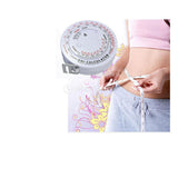 Maxbell Maxbell Body Mass Index Tape Calculator & Retractable Measure Diet Weight Loss Round
