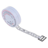 Maxbell Maxbell Body Mass Index Tape Calculator & Retractable Measure Diet Weight Loss Round