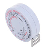 Maxbell Maxbell Body Mass Index Tape Calculator & Retractable Measure Diet Weight Loss Round