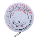 Maxbell Maxbell Body Mass Index Tape Calculator & Retractable Measure Diet Weight Loss Round