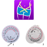 Maxbell Maxbell Body Mass Index Tape Calculator & Retractable Measure Diet Weight Loss Round