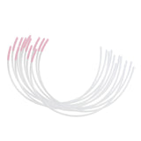 Maxbell 12 Pairs Women's Stainless Steel Handmade Bra Underwire Replacement Cup C D