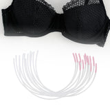 Maxbell 12 Pairs Women's Stainless Steel Handmade Bra Underwire Replacement Cup C D