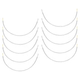 Maxbell 12 Pairs Women's Stainless Steel Handmade Bra Underwire Replacement Cup D E