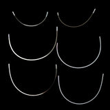 Maxbell 12 Pairs Women's Stainless Steel Handmade Bra Underwire Replacement Cup D E