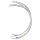 Maxbell 12 Pairs Women's Stainless Steel Handmade Bra Underwire Replacement Cup D E