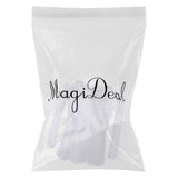 Maxbell Maxbell Women Strapless Long Sleeve Slim Round Neck Sexy T-Shirt White XL