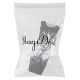 Maxbell Maxbell Sexy Women Hot O Neck Sleeveless Floral Print Slim Mini Summer Hip Dress L