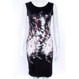 Maxbell Maxbell Sexy Women Hot O Neck Sleeveless Floral Print Slim Mini Summer Hip Dress L