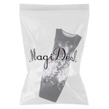 Maxbell Maxbell Sexy Women Hot O Neck Sleeveless Floral Print Slim Mini Summer Hip Dress XL