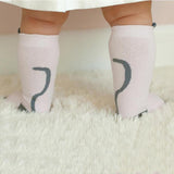 Maxbell Cotton Cartoon Newborn Toddler Knee High Sock Anti Slip Leg Warmers M Pink - Aladdin Shoppers