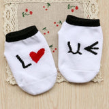 Maxbell Newborn Cotton Anti-slip Floor Socks Ankle Booties White 0-2Y