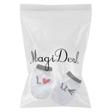 Maxbell Newborn Cotton Anti-slip Floor Socks Ankle Booties White 0-2Y - Aladdin Shoppers