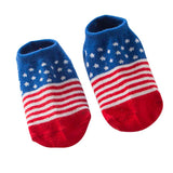 Maxbell Pairs Kids Toddler Socks Boat Socks For Boys Girl 2-4 Years M American Flag - Aladdin Shoppers