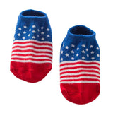 Maxbell Maxbell Pairs Kids Toddler Socks Boat Socks For Boys Girl 2-4 Years M American Flag