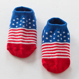 Maxbell Pairs Kids Toddler Socks Boat Socks For Boys Girl 2-4 Years M American Flag - Aladdin Shoppers