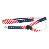 Maxbell Unisex Adult Adjustable Suspender American Flag Stars Clip-on Braces #2 - Aladdin Shoppers