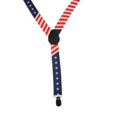 Maxbell Unisex Adult Adjustable Suspender American Flag Stars Clip-on Braces #2 - Aladdin Shoppers