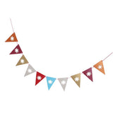 Maxbell Snowflake Triangle Paper Flags Party Decor Bunting Banner Cut Out Pennants - Aladdin Shoppers