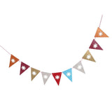 Maxbell Snowflake Triangle Paper Flags Party Decor Bunting Banner Cut Out Pennants - Aladdin Shoppers