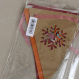 Maxbell Snowflake Triangle Paper Flags Party Decor Bunting Banner Cut Out Pennants - Aladdin Shoppers