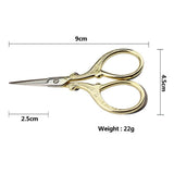 Maxbell Cross Stitch European Retro Antique Craft Alloy Tailor Scissor Gold - Aladdin Shoppers