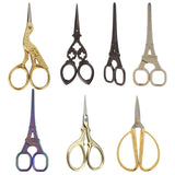 Maxbell Cross Stitch European Retro Antique Craft Alloy Tailor Scissor Bronze - Aladdin Shoppers