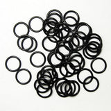 Maxbell 100pcs Metal Bra Lingerie Strap Sewing Clip Hook O Rings Slider Black 12mm