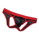 Maxbell Sexy Mens Low Rise Bulge Pouch Briefs Hips Hollow Out Mini Underwear Black L - Aladdin Shoppers