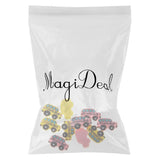 Maxbell 10pcs Resin Cute Shool Car Flatback Cabochon for Hair Bow Center DIY - Aladdin Shoppers