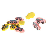 Maxbell 10pcs Resin Cute Shool Car Flatback Cabochon for Hair Bow Center DIY - Aladdin Shoppers